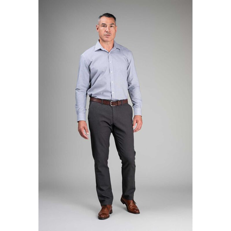 Rembrandt London Blue & Maroon Microdesign Print Shirt image number 3